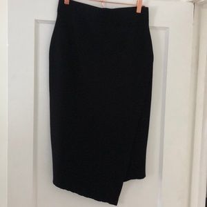 A.L.C. Black skirt knit midi
